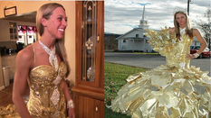 गजब! इस दुल्हन को देखते ही उड़े लोगों के होश, शादी में पहनी 24 कैरेट सोने की ड्रेस