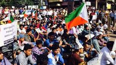 असम में पॉपुलर फ्रंट ऑफ इंडिया पर प्रतिबंध लगाने के लिए राष्ट्रीय बजरंग दल ने किया प्रदर्शन