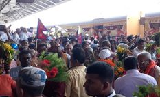 नेपाल के जनकपुर पहुंची रामायण सर्किट ट्रेन, हुआ जोरदार स्वागत



