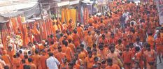 शिव के प्रिय श्रावण में राम नगरी में झूला महोत्सव की शुरूआत



