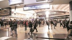 राजीव चौक मेट्रो स्टेशन पर लगाई गई विभाजन विभीषिका स्मृति दिवस पर प्रदर्शनी


