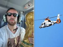 अर्जेंटीना के स्टार खिलाड़ियों की ओपन बस में कूदे फैंस, मच गया हड़कंप, बुलाना पड़ा हेलिकॉप्टर, देखिए वीडियो