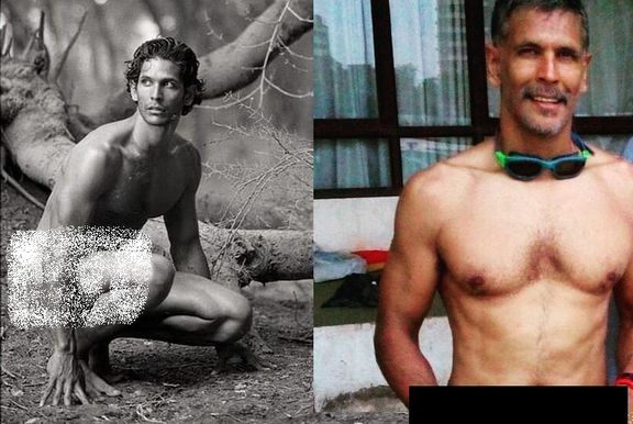 रणवीर की न्यूड फोटो से भी खतरनाक है मिलिंद सोमन की ये बोल्ड तस्वीरें -  These bold pictures of Milind Soman are more dangerous than Ranveers nude  photos | Dailynews